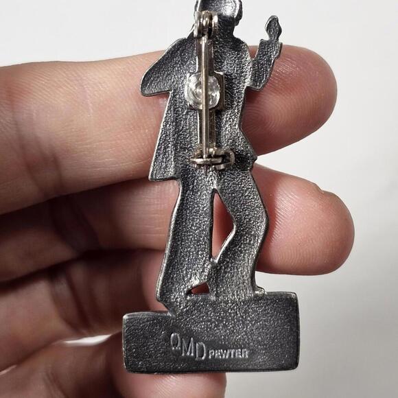 Vintage Pewter Mississippi Jaycees Elvis Presley Collectors Pin. Rare - Picture 4 of 7